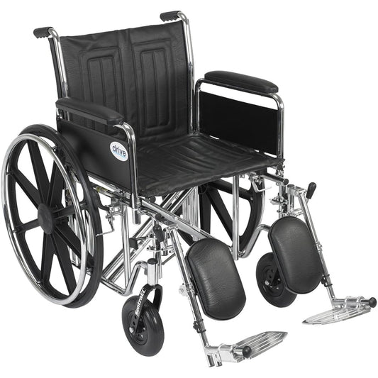 Drive Medical Sentra EC Heavy-Duty Bariatric Transport Wheelchair