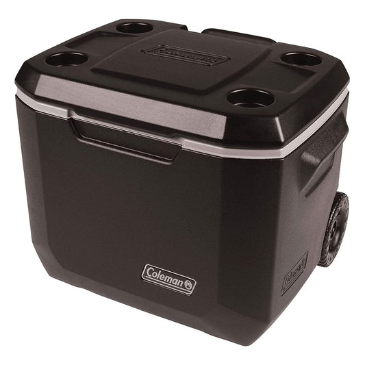 Coleman Xtreme 50 Quart 5-Day Hard Cooler With Wheels And Have-A-Seat Lid